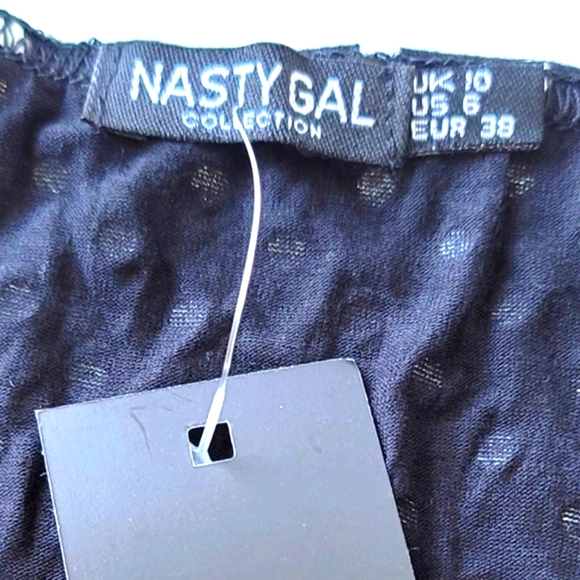 BRAND NEW! Nasty Gal Polka-dot Bodysuit - Picture 6 of 7